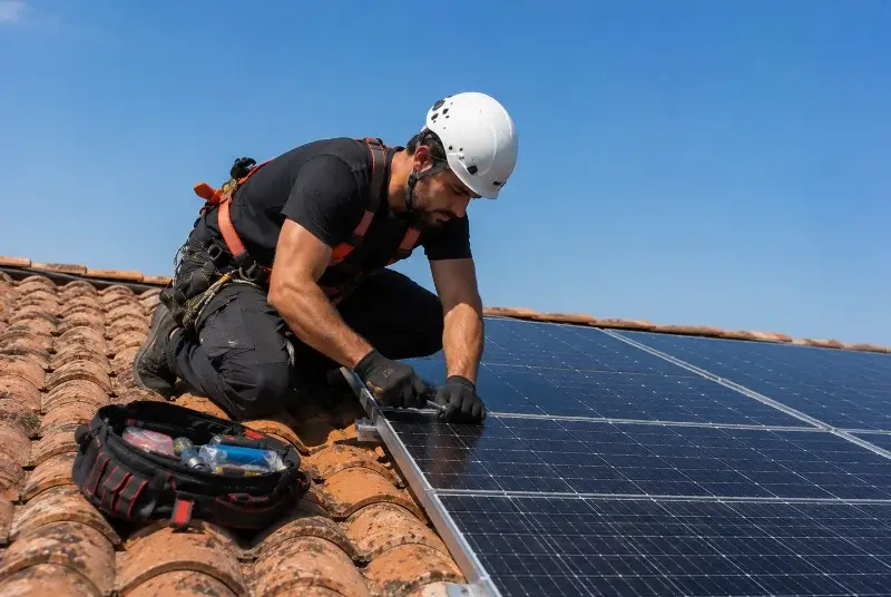 Maintenance et monitoring de panneaux solaires à la Chapelle-sur-Erdre