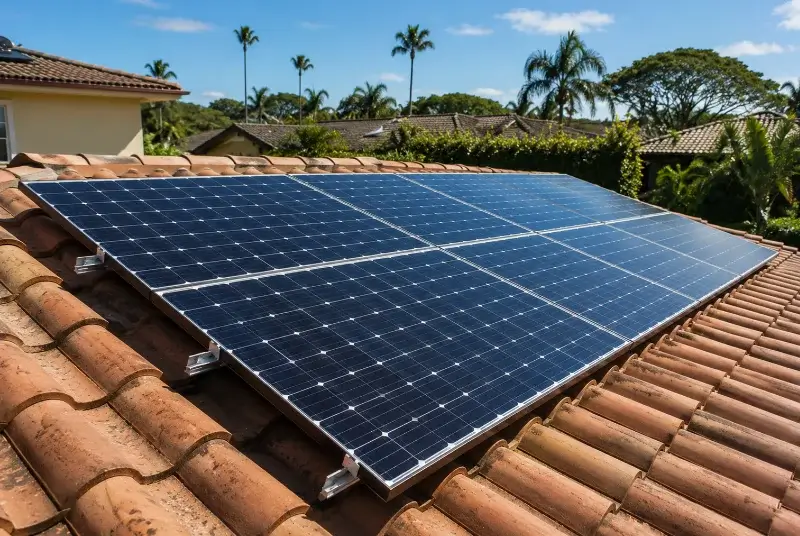 Installation de panneaux solaires à la Chapelle-sur-Erdre